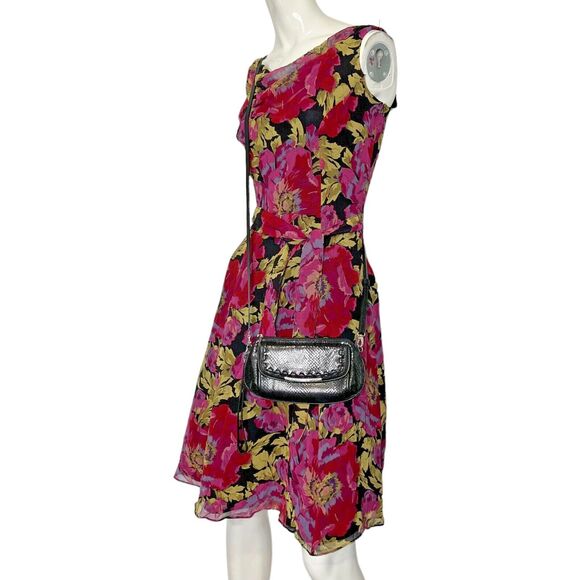 Brighton Women's Crossbody Wristlet Secret Of Life Black Leather Snake Python GC - Picture 4 of 12